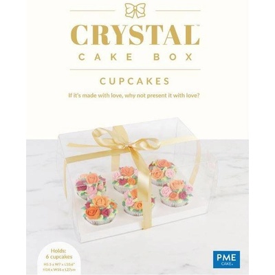 Průhledná krabice na cupcakes 6ks, 14 x 18 x 27 cm - PME – Zbozi.Blesk.cz