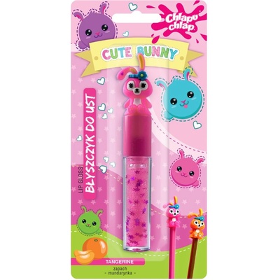 Estetica Гланц за устни Cute Bunny, мандарина, 7 ml