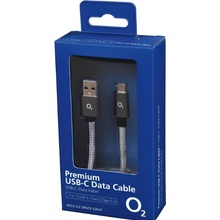 O2 189768 datový prémiový USB-C Gen2, šedý