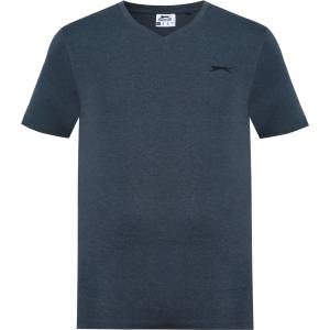 Slazenger Мъжка тениска Slazenger V Neck T Shirt Mens - Charcoal Marl