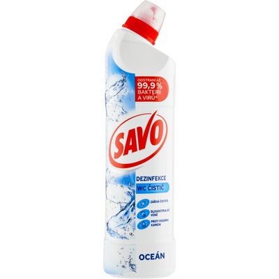 Savo WC tekutý čistící a dezinfekční přípravek Ocean 700 ml