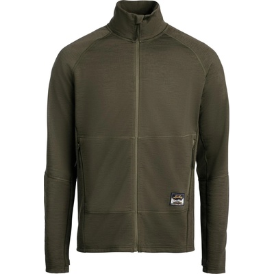 Lundhags Мъжко вълнено яке Lundhags Tived Merino Full Zip Merino jacket - Forest Green (005-6064-0313)