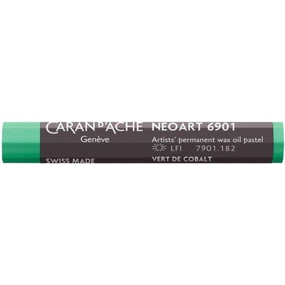 Caran d'Ache voskový olejový pastel Neoart 182 cobalt green