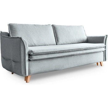 Miuform Светлосив разтегателен диван 225 cm Charming Charlie - Miuform (977LIN16)