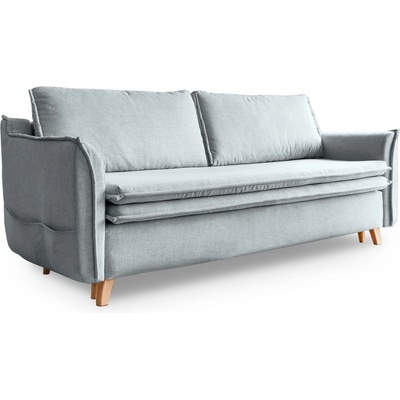 Miuform Светлосив разтегателен диван 225 cm Charming Charlie - Miuform (977LIN16)