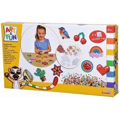 Simba Art&Fun Dárková sada zažehlovací korálky 10 000 ks – Zboží Mobilmania