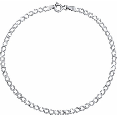 SILVEGO Stříbrný náramek Curb Pancr 2,8 mm FNNS1008BS
