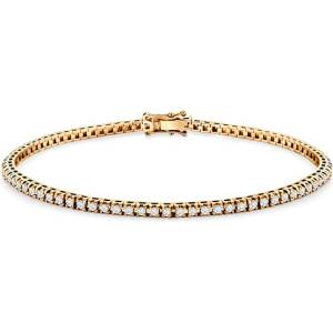 SAVICKI Златна тенис гривна, 585 бели сапфири 1.660К. 2.3mm. 19cm