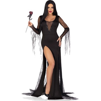 Image 1 of Leg Avenue Sexy Spooky Morticia 87182 Black S