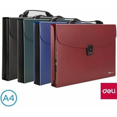 DELI Aktovka spisová A4 CLASIC E5557