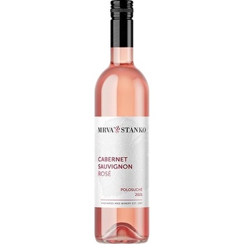 Mrva & Stanko Cabernet Sauvignon Rosé polosuché ružové 2022 12,5% 0,75 l (čistá fľaša)
