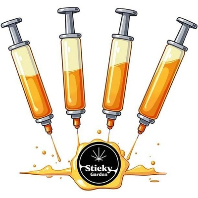 Sticky Garden THC-X Syringe 3 ml SET 4 ks