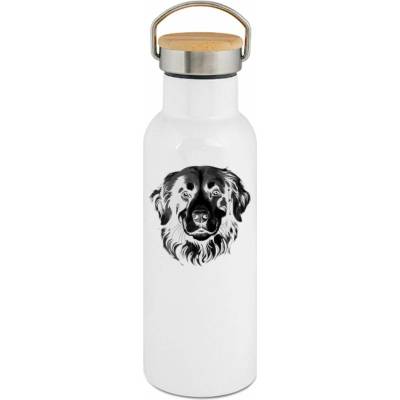 123TRIKO termoska Bernský salašnický pes, černý tisk 500 ml
