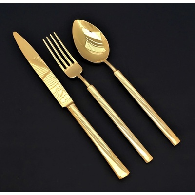 Herdmar Комплект прибори за хранене vintage- 36 части - позлатени / гланц (-148-3036-0117-190-0017)