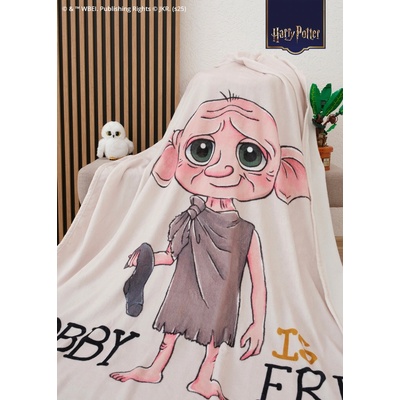 MKLuzkoviny.cz deka mikroplyš Harry Potter Dobby 150x200