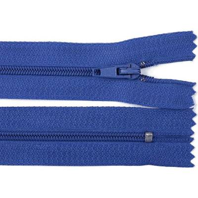 Spirálový zip šíře 3 mm délka 20 cm autolock 213 modrá safírová