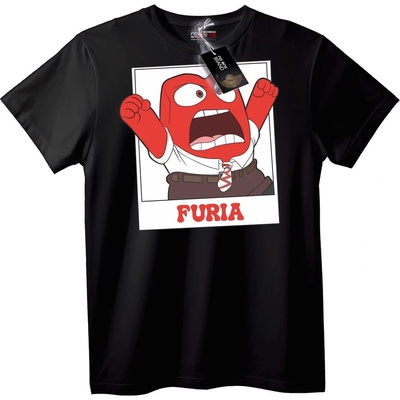 NOONEBRAND Тениска Furia Червена Карикатура - 2XL, White