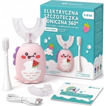 Simed 360 pre deti v tvare U 2 v 1 Pink