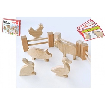 Teddies Farma/stavebnice 17 ks