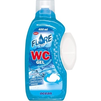 Flore WC gel gel do košíčků toalet Ocean 400 ml