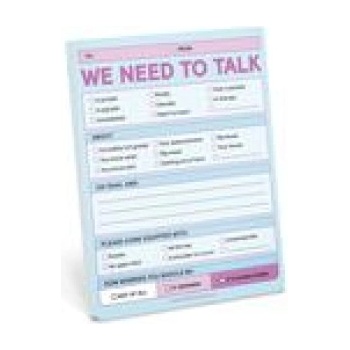 Knock Knock We Need To Talk Nifty Note | Knock Knock