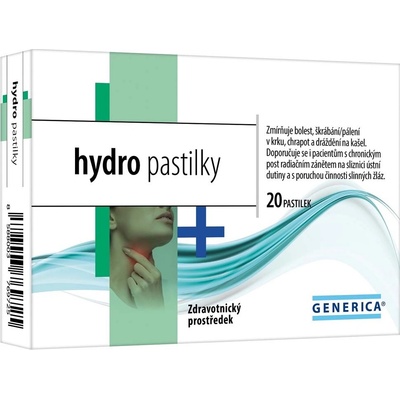 Generica hydro pastilky 20 ks