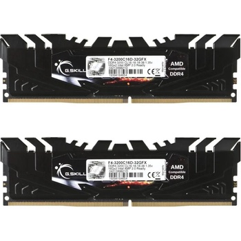 Image 1 of G.SKILL FlareX K2 32GB (2x16GB) DDR4 3200MHz F4-3200C16D-32GFX