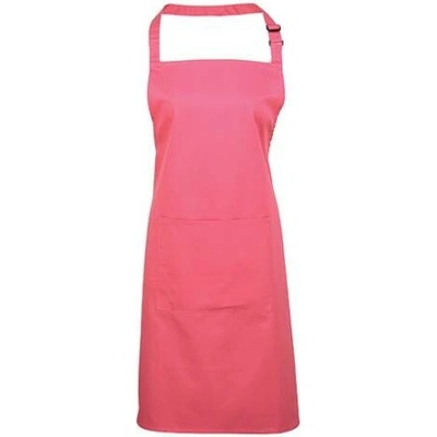 Premier Workwear Pracovní zástěra za krk s kapsou PR154 Fuchsia Pantone 219 72x86cm