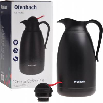 Ofenbach termos na nápoje 2 l černý 101333