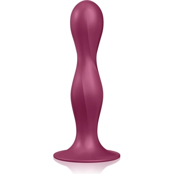 Satisfyer Double Ball-R дилдо Red 17, 5 см