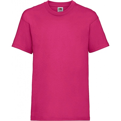 Fruit of the Loom tričko dětské tmavě růžové
