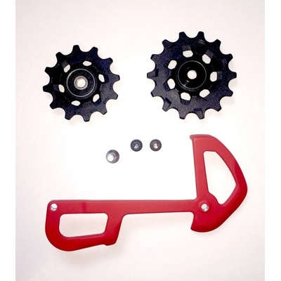 SRAM kladky pro přehazovačku PULLEYS X01 EAGLE 12 SPEED X-SYNC černá/červená
