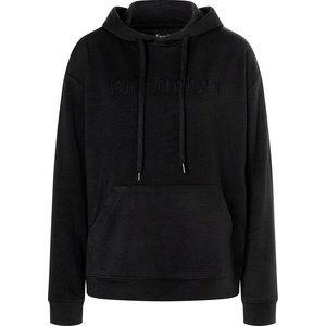 super. natural Дамски вълнен пуловер super. natural Women's Favourite Hoodie - Jet Black - размер XS (105-4296-0211)