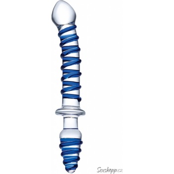 Glas Mr. Swirly Double Ended Glass Dildo & Butt Plug