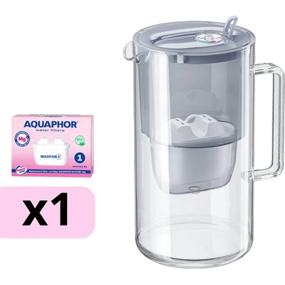 Aquaphor Glass 2,5 l šedá – Hledejceny.cz