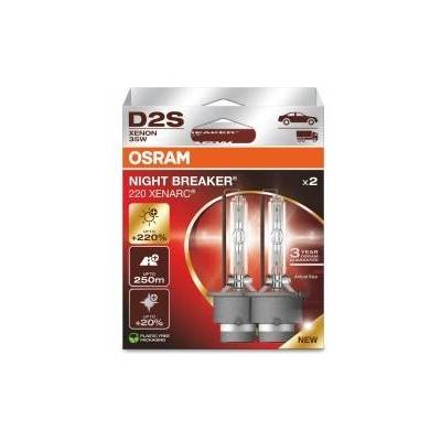 OSRAM D2S 35W XENARC® NIGHT BREAKER® LASER +220% 3 year guarantee* 2 pcs - 66240XN2-2HB