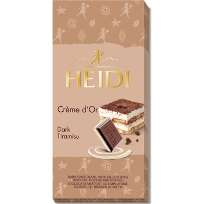 Heidi Créme D'Or Tiramisu 90 g