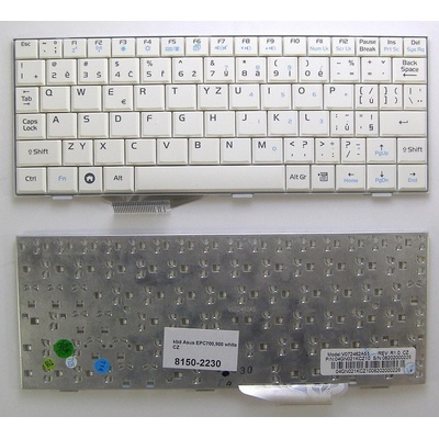 česká klávesnice Asus Eee 700 701 900 901 bílá CZ – Zboží Mobilmania