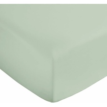 Bianca Cotton Sateen prostěradlo light zelené 90x190