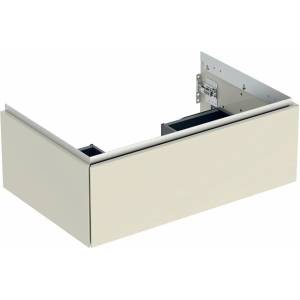 Geberit Стенен шкаф Geberit One, лъскав пясъчно сив, 75 см (505.072.00.4)