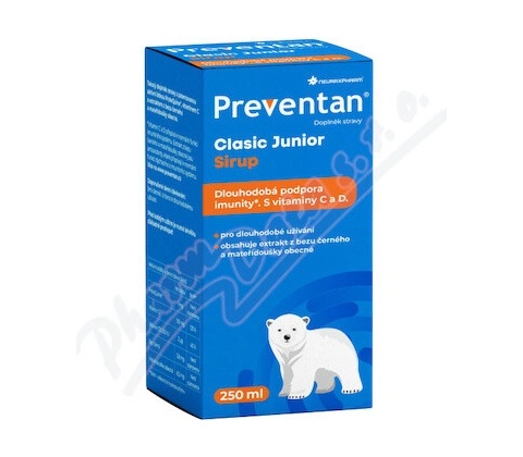 Preventan Clasic Junior sirup 250 ml