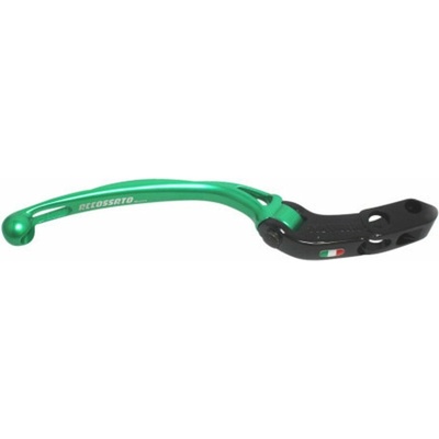 ACCOSSATO Páčka brzdy výklopná ACCOSSATO LV005 in Aluminium For Accossato Radial Master Cylinder (No Ready To Brake) e Brembo zelená