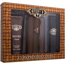 Cuba Prestige Men Classic EDT 90 ml + EDT 35 ml + sprchový gel 200 ml dárková sada