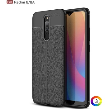 Image 1 of Xiaomi Redmi 8 / Redmi 8A Удароустойчив Litchi Skin Калъф и Протектор