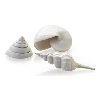 BiOrb Sea Shells Decor set biele 12, 7, 5 cm