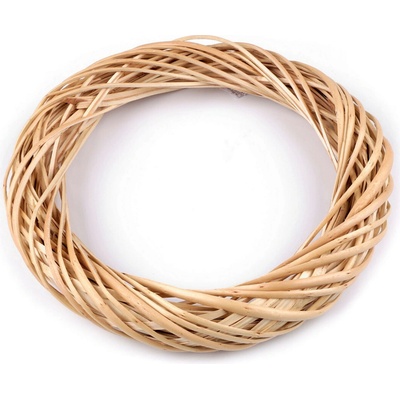 Proutěný věnec Ø30 cm přírodní sv. 1 ks