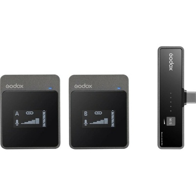 Bezdrôtový mikrofónny systém Godox MoveLink UC2 pre dvoch používateľov / USB-C
