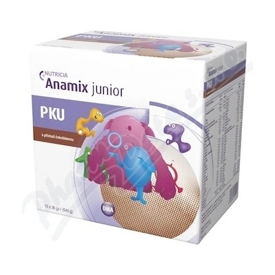 PKU ANAMIX JUNIOR S PŘÍCHUTÍ ČOKOLÁDOVOU POR PLV 15X36G
