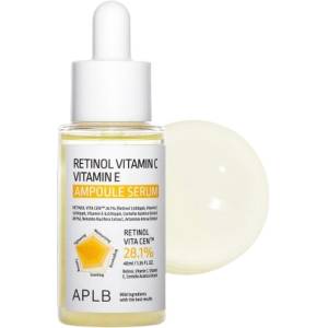 APLB Retinol Vitamin C Vitamin E Ampoule Serum - Ампулен серум за лице с ретинол, витамин C и витамин E 40мл