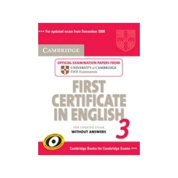 Cambridge First Certificate in English 3 for Updated Exam Student's Book without Answers
